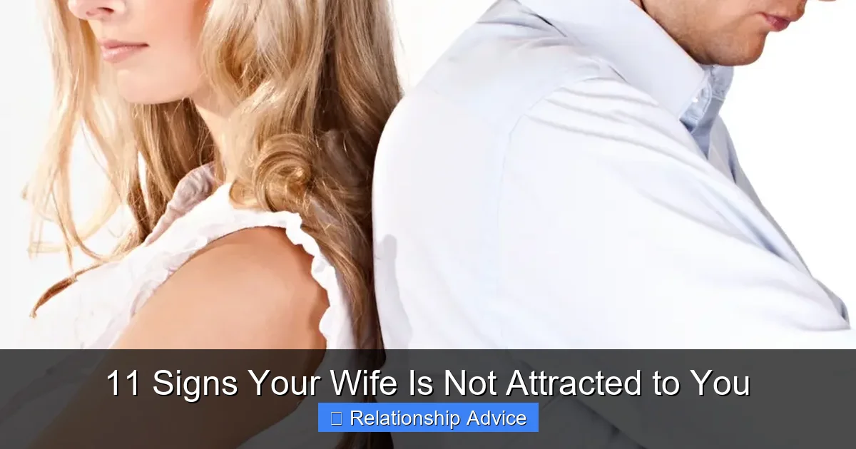 11 Signs Your Wife Is Not Attracted to You