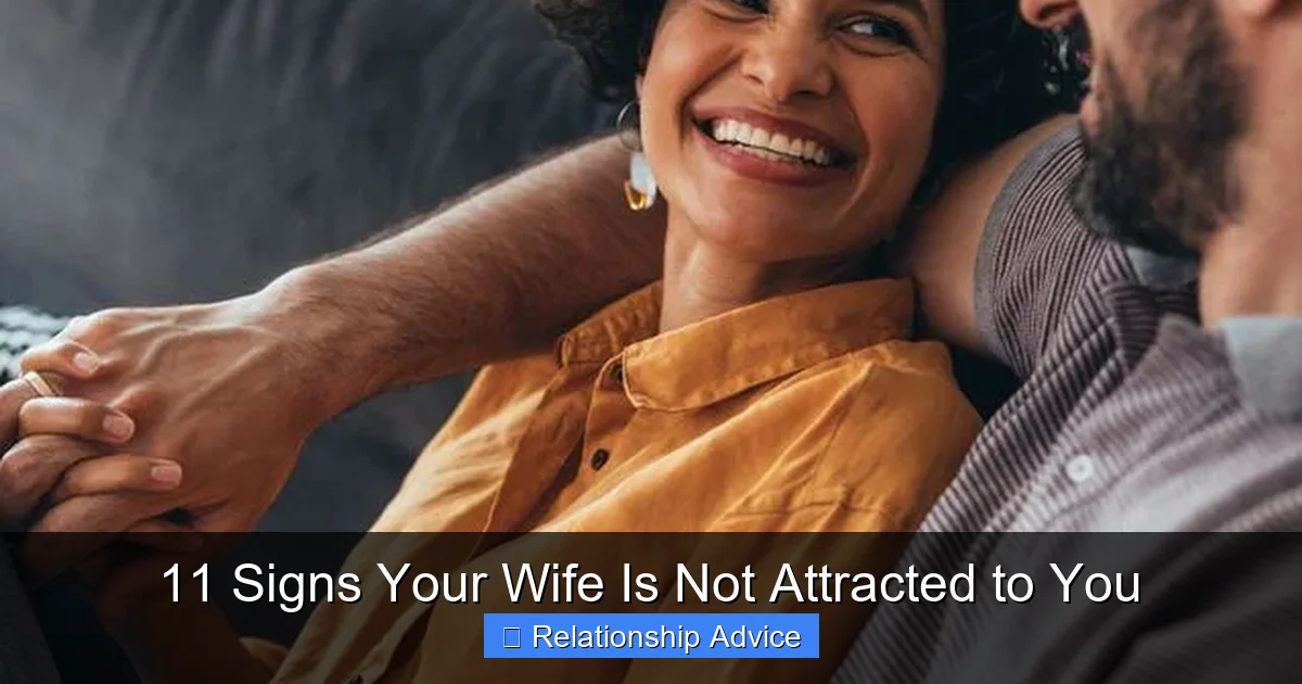 11 Signs Your Wife Is Not Attracted to You
