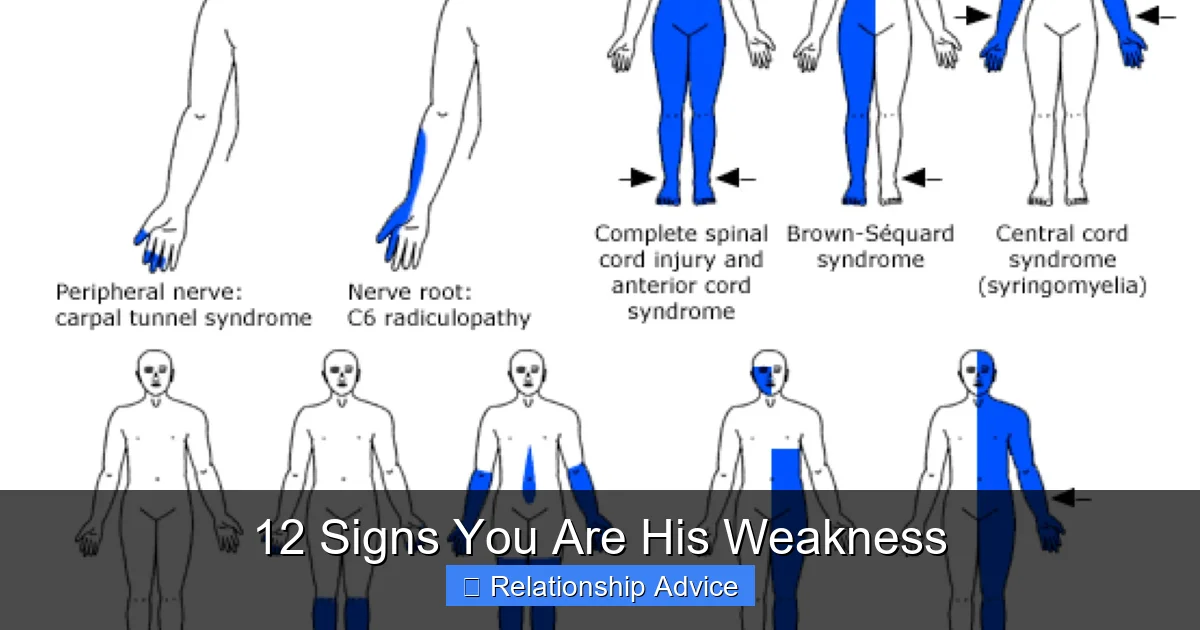 12 Signs You Are His Weakness