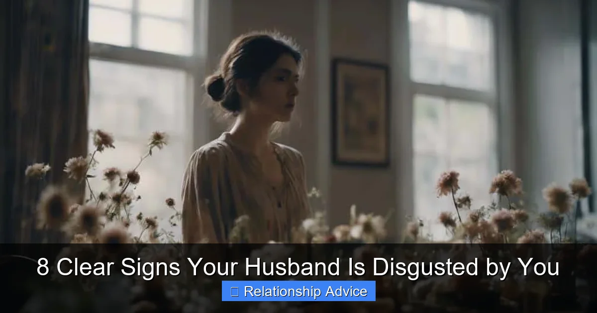 8 Clear Signs Your Husband Is Disgusted by You