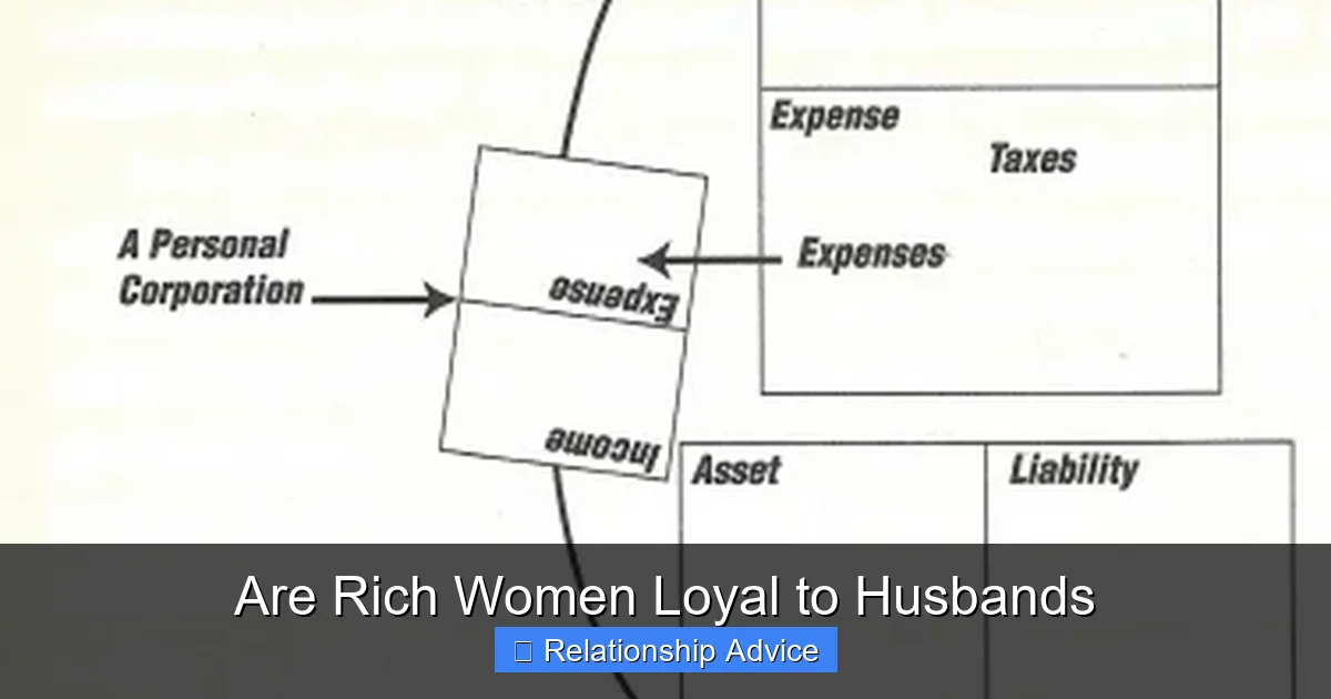 Are Rich Women Loyal to Husbands