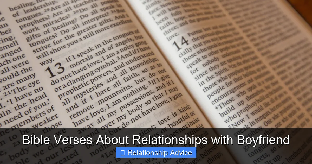 Bible Verses About Relationships with Boyfriend