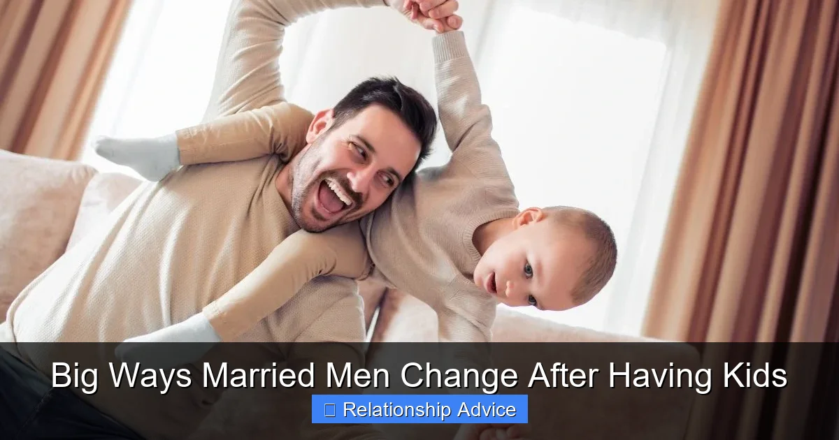 Big Ways Married Men Change After Having Kids
