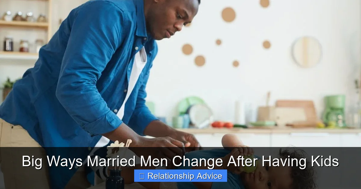 Big Ways Married Men Change After Having Kids