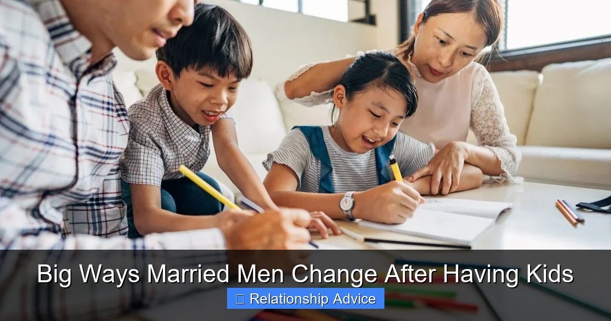 Big Ways Married Men Change After Having Kids