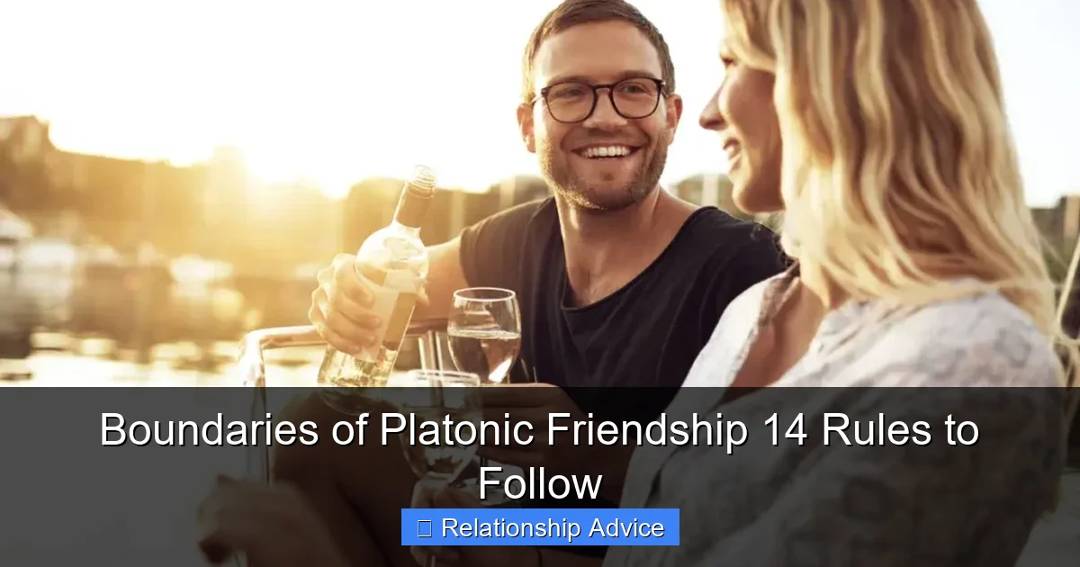 Boundaries of Platonic Friendship 14 Rules to Follow