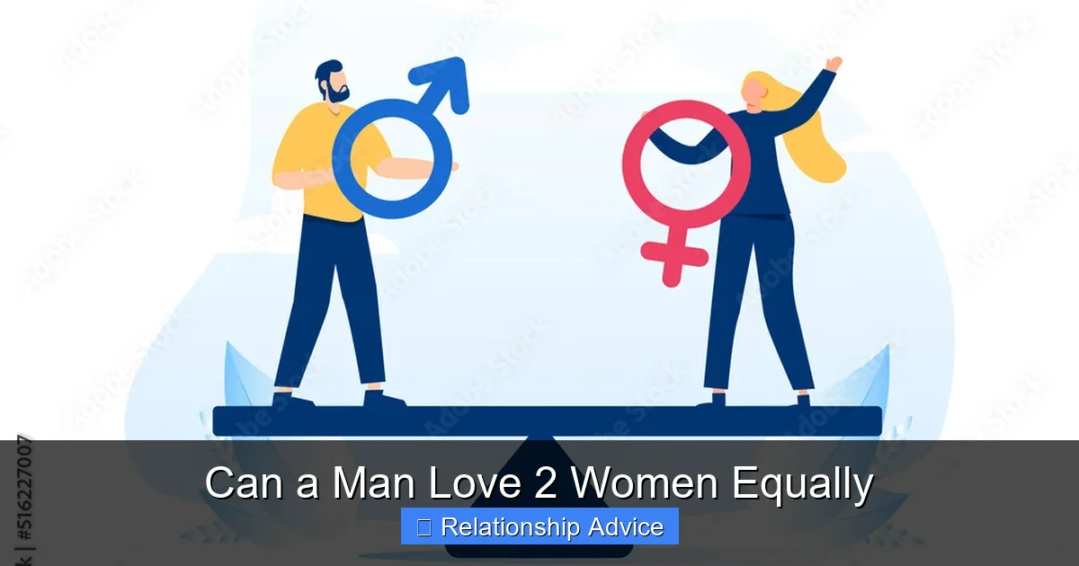 Can a Man Love 2 Women Equally