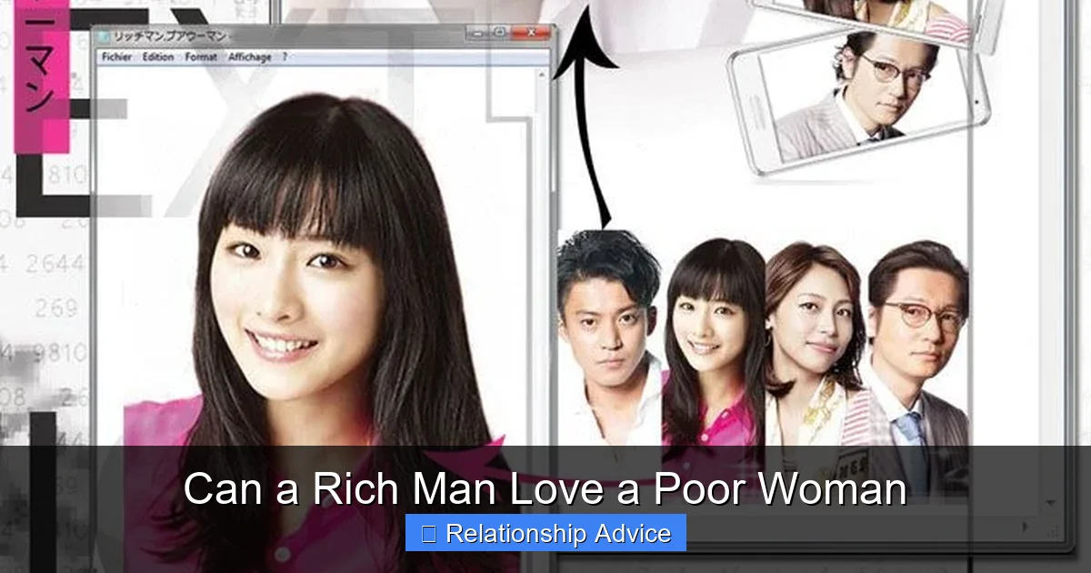 Can a Rich Man Love a Poor Woman