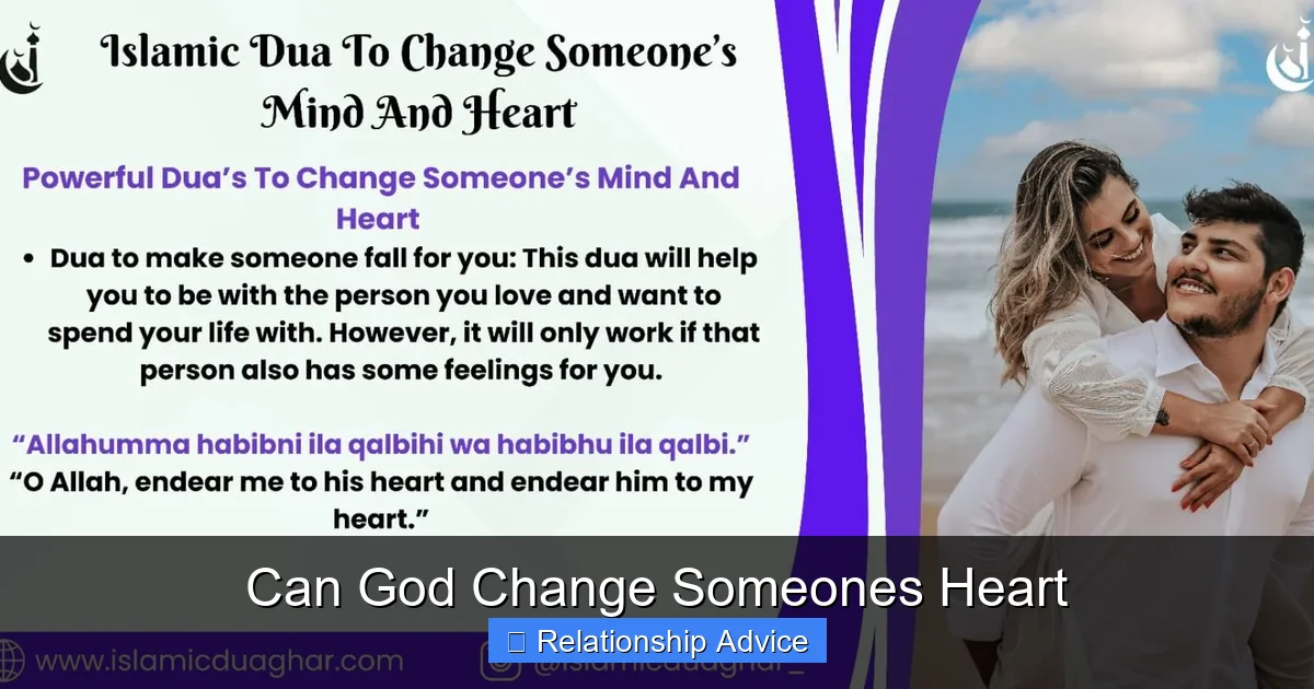 Can God Change Someones Heart