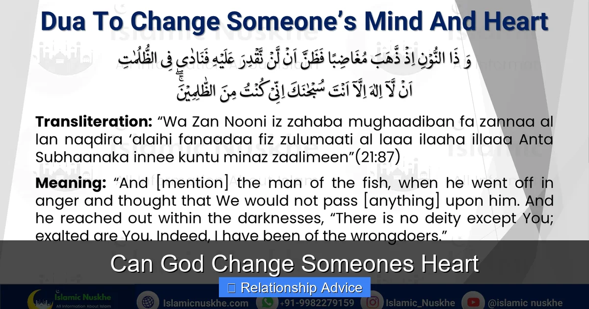 Can God Change Someones Heart