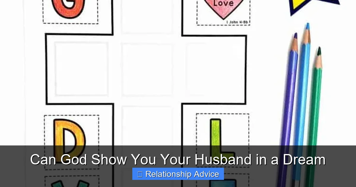 Can God Show You Your Husband in a Dream
