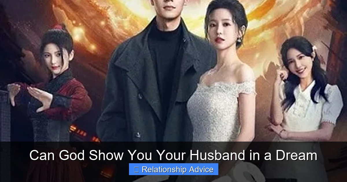 Can God Show You Your Husband in a Dream