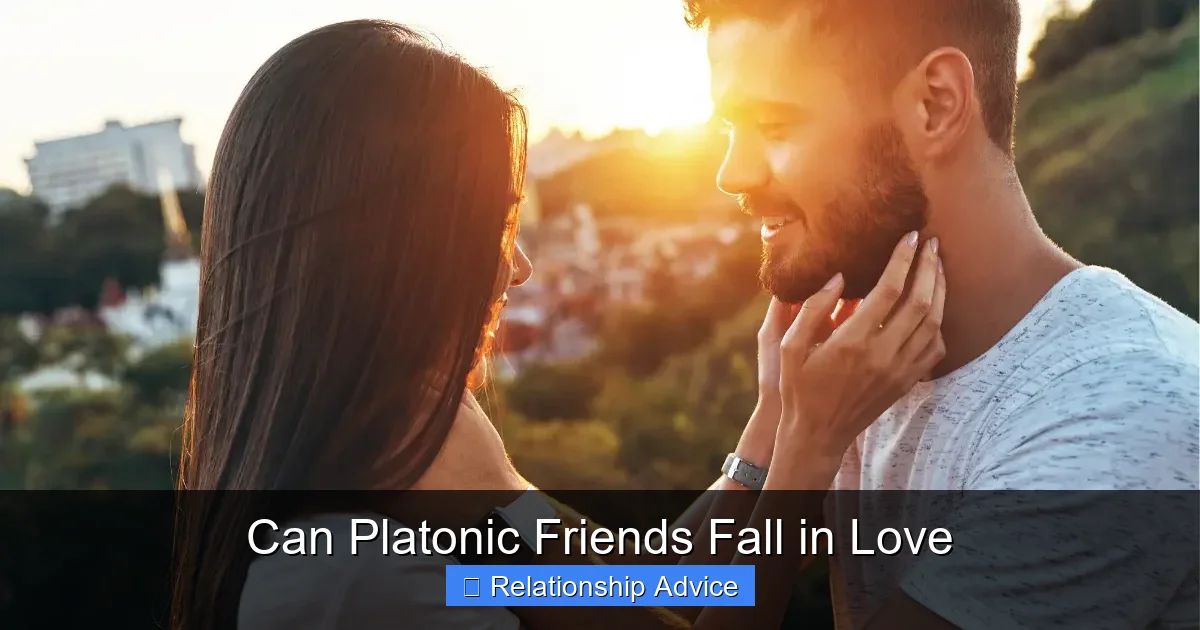 Can Platonic Friends Fall in Love