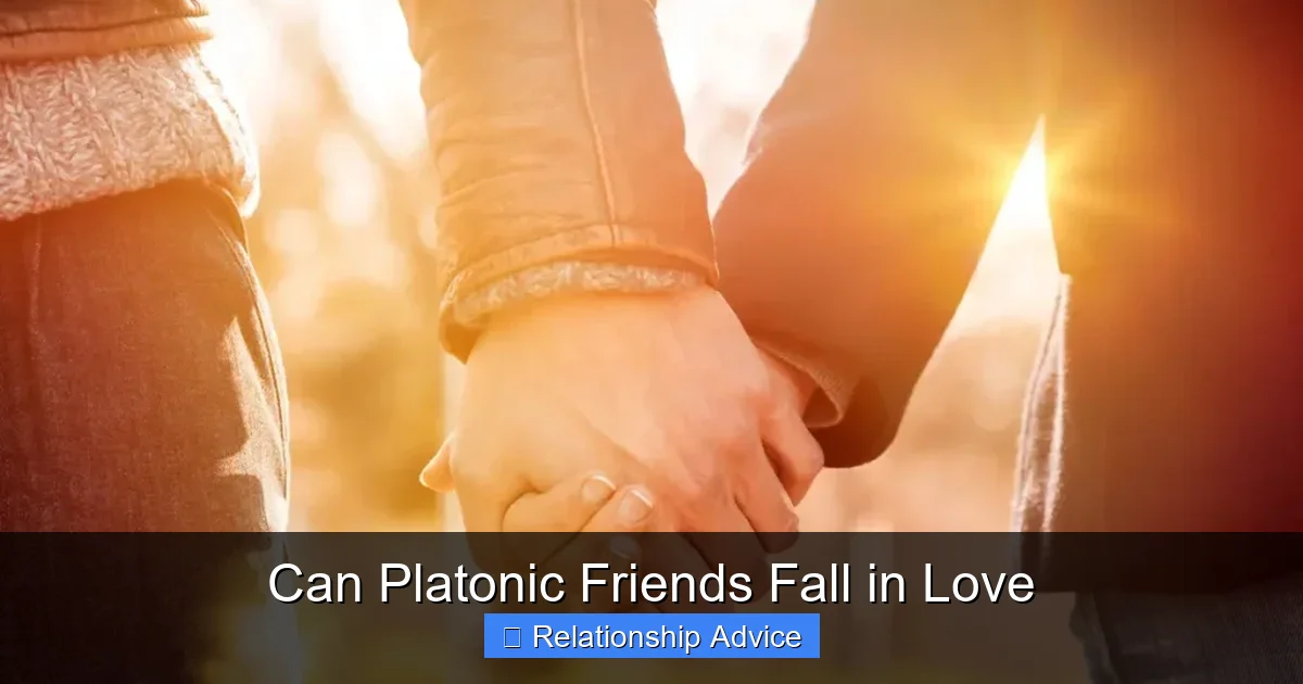 Can Platonic Friends Fall in Love