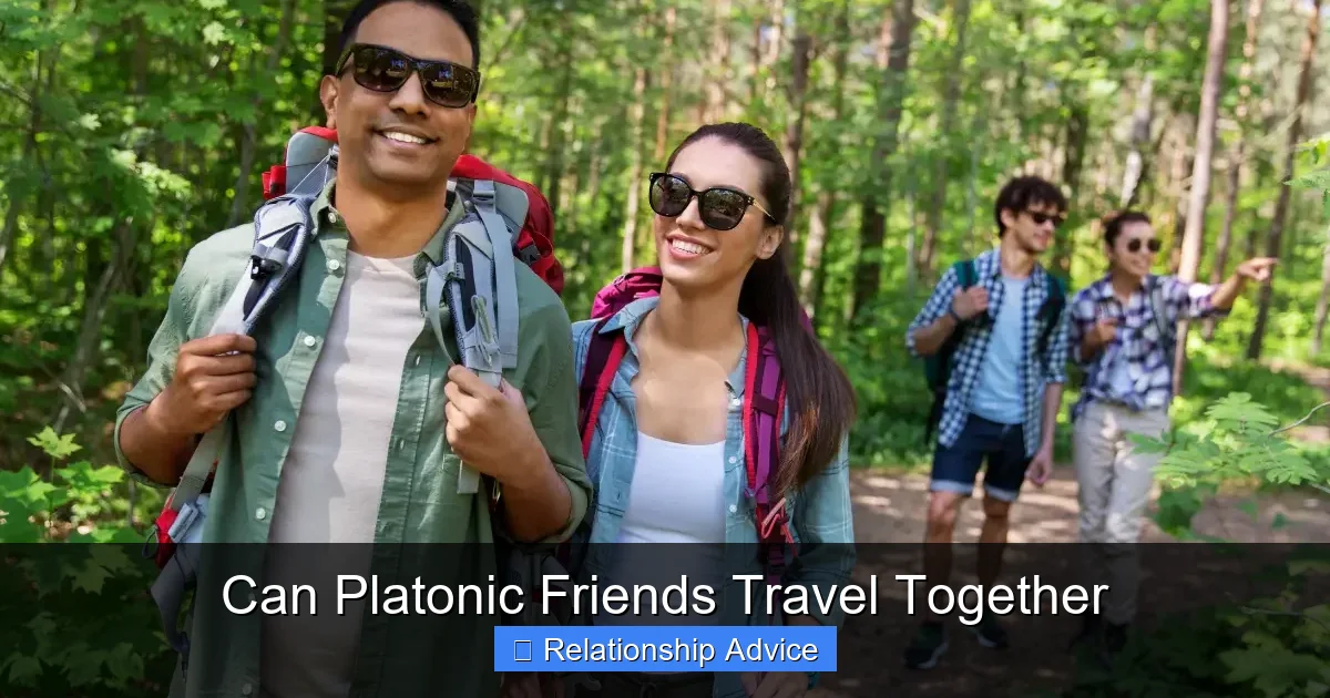 Can Platonic Friends Travel Together