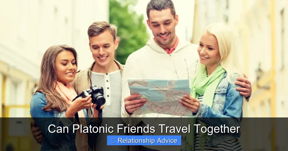 Can Platonic Friends Travel Together