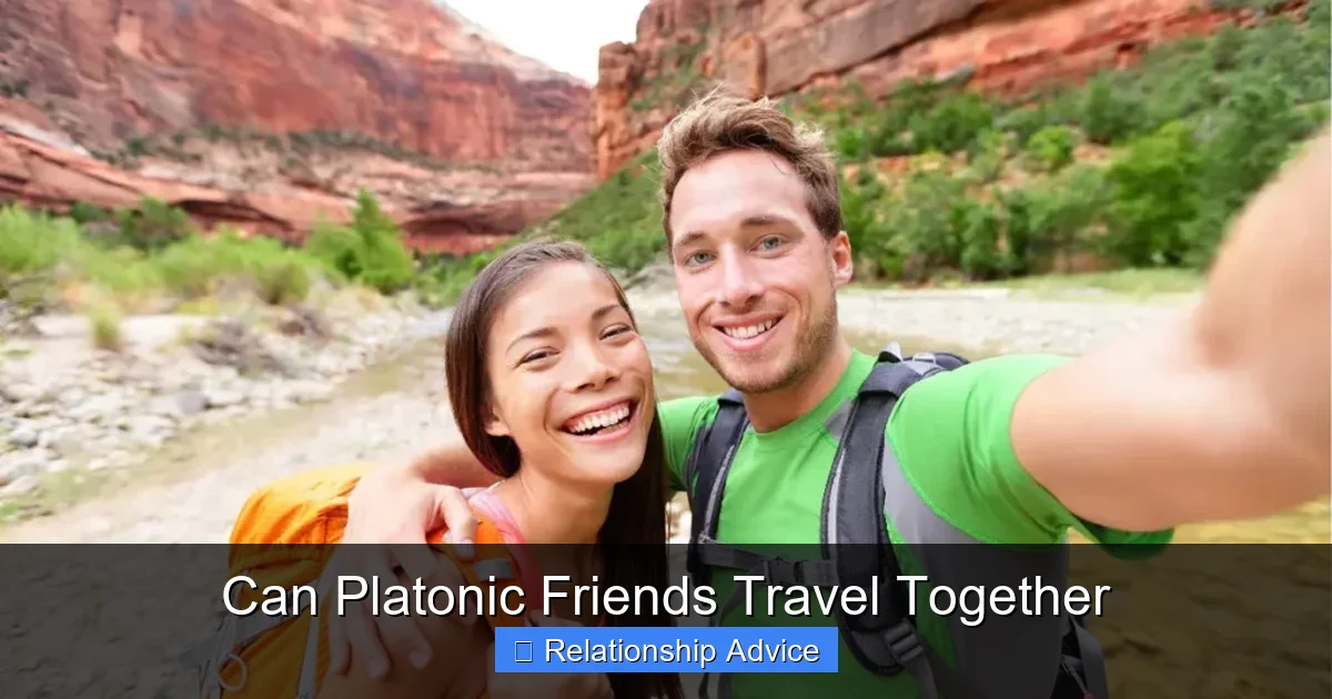 Can Platonic Friends Travel Together