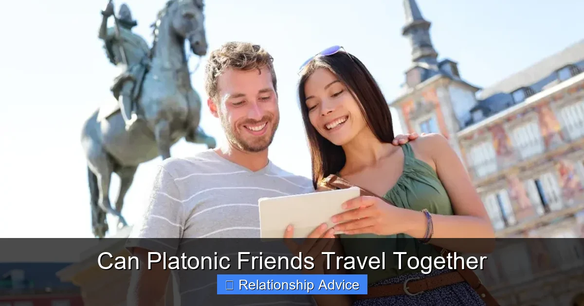 Can Platonic Friends Travel Together