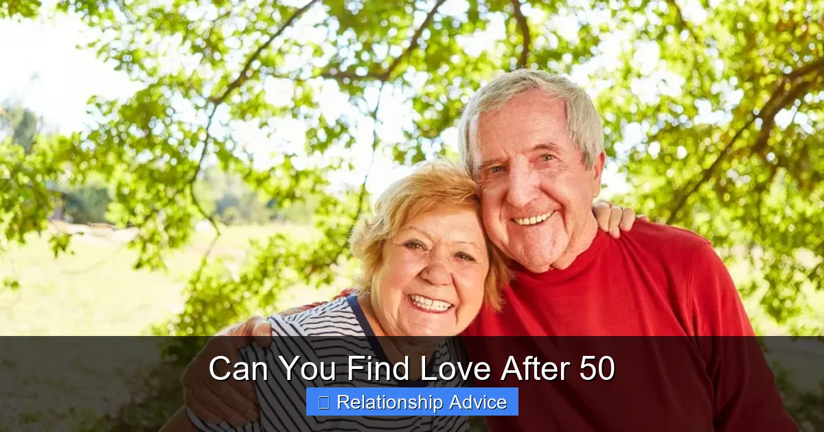 Can You Find Love After 50