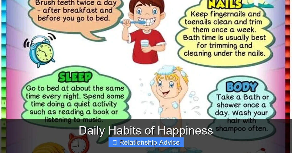 Daily Habits of Happiness