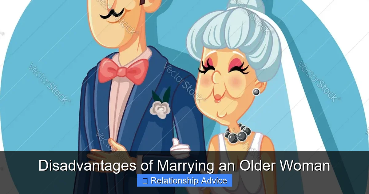 Disadvantages of Marrying an Older Woman