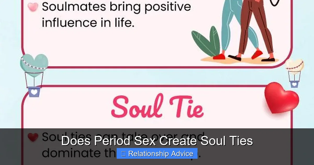 Does Period Sex Create Soul Ties