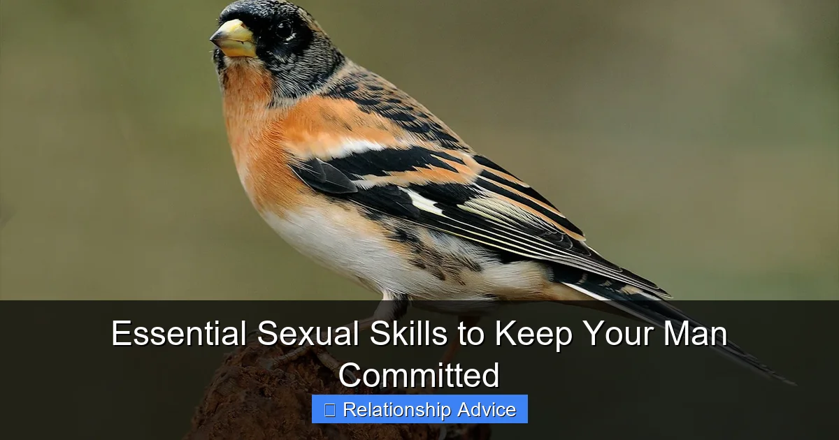 Essential Sexual Skills to Keep Your Man Committed