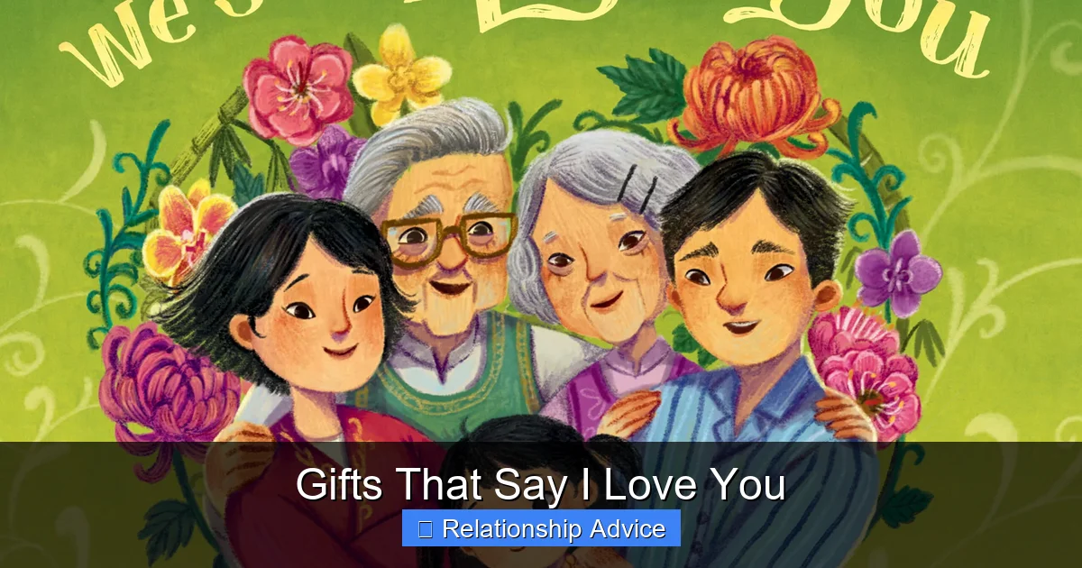 Gifts That Say I Love You