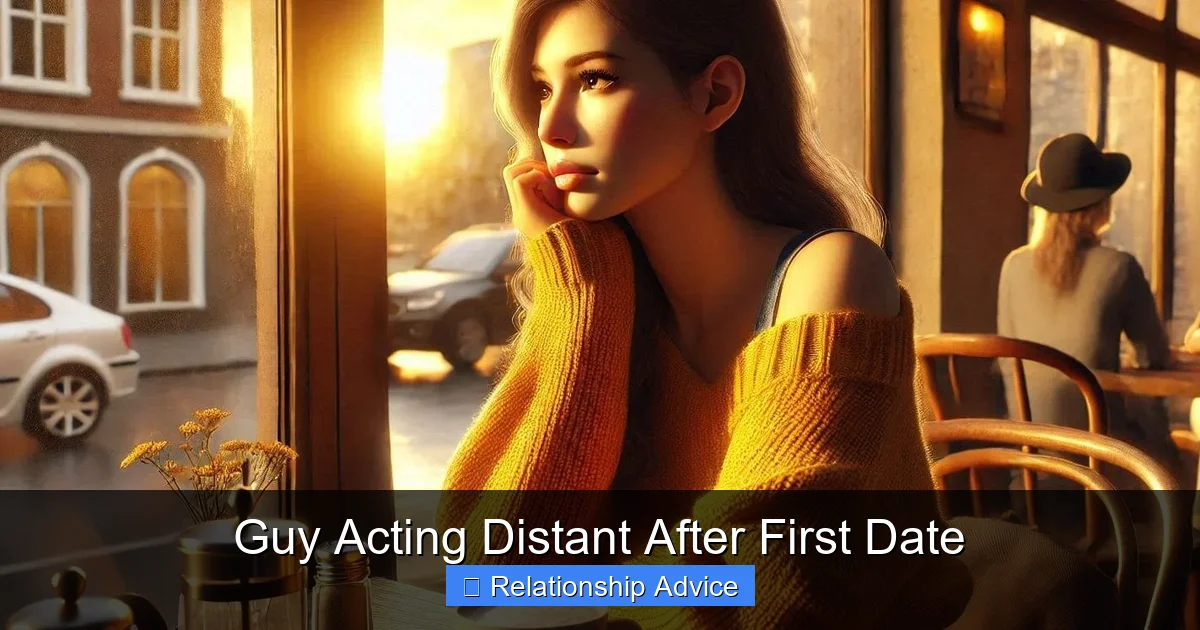 Guy Acting Distant After First Date