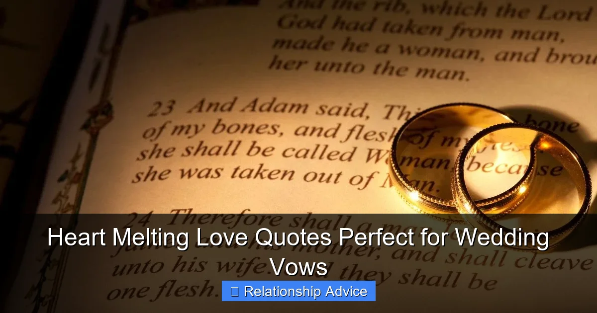 Heart Melting Love Quotes Perfect for Wedding Vows