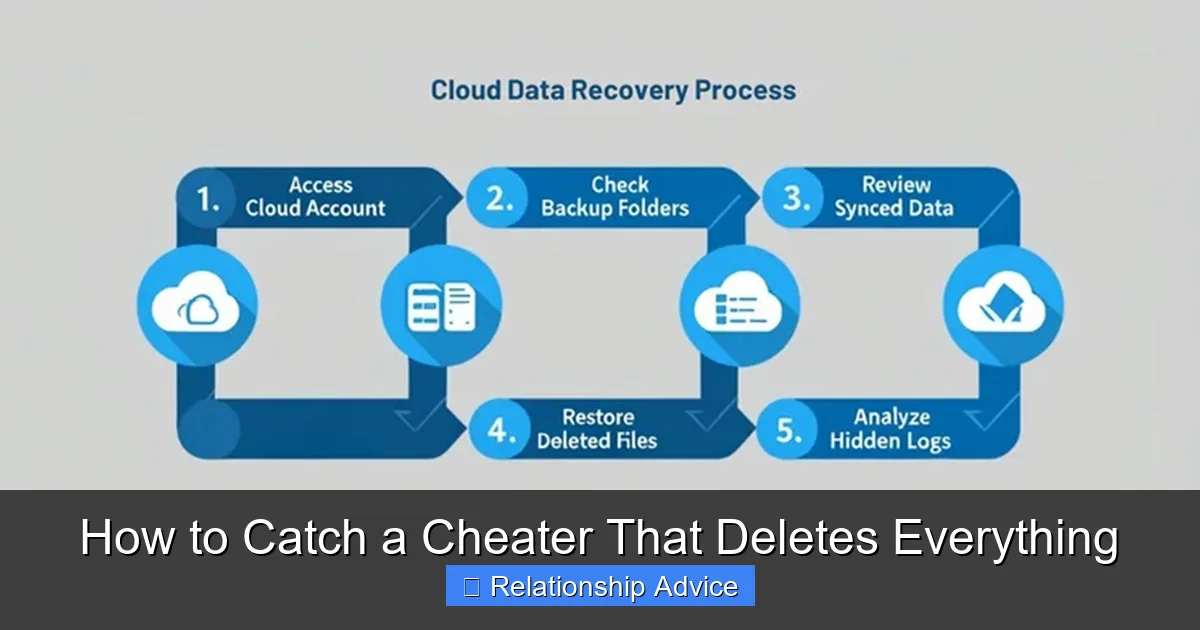 How to Catch a Cheater That Deletes Everything