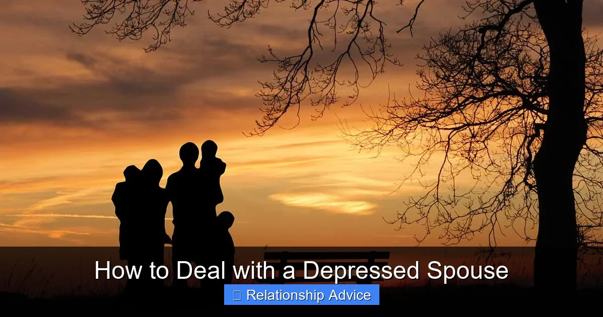 How to Deal with a Depressed Spouse