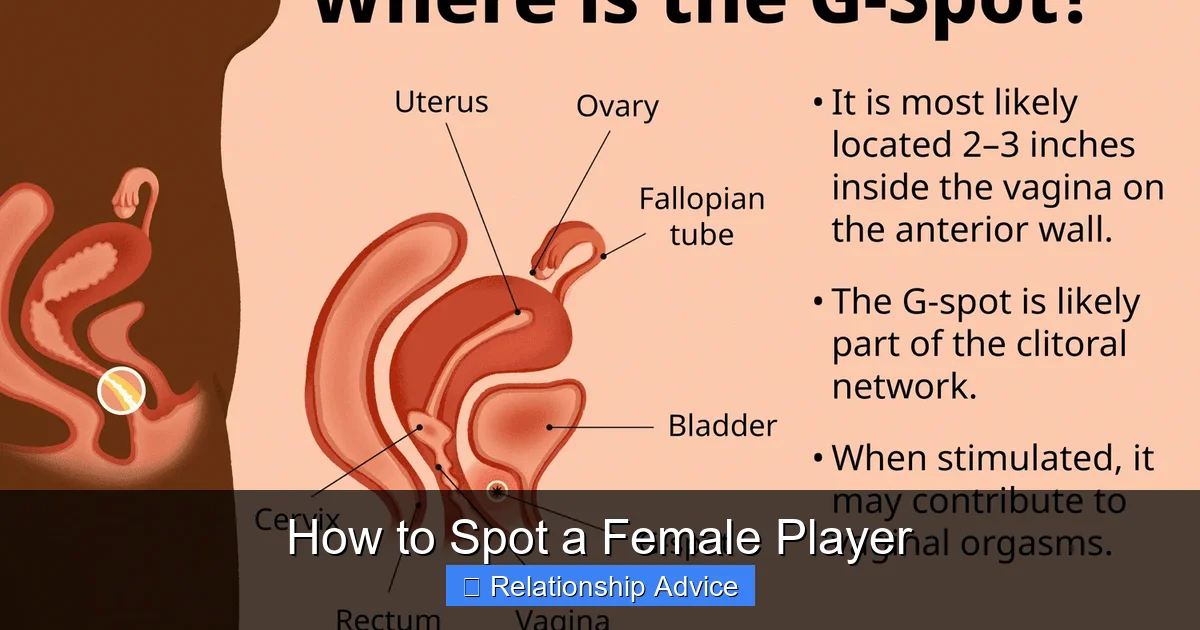 How to Spot a Female Player