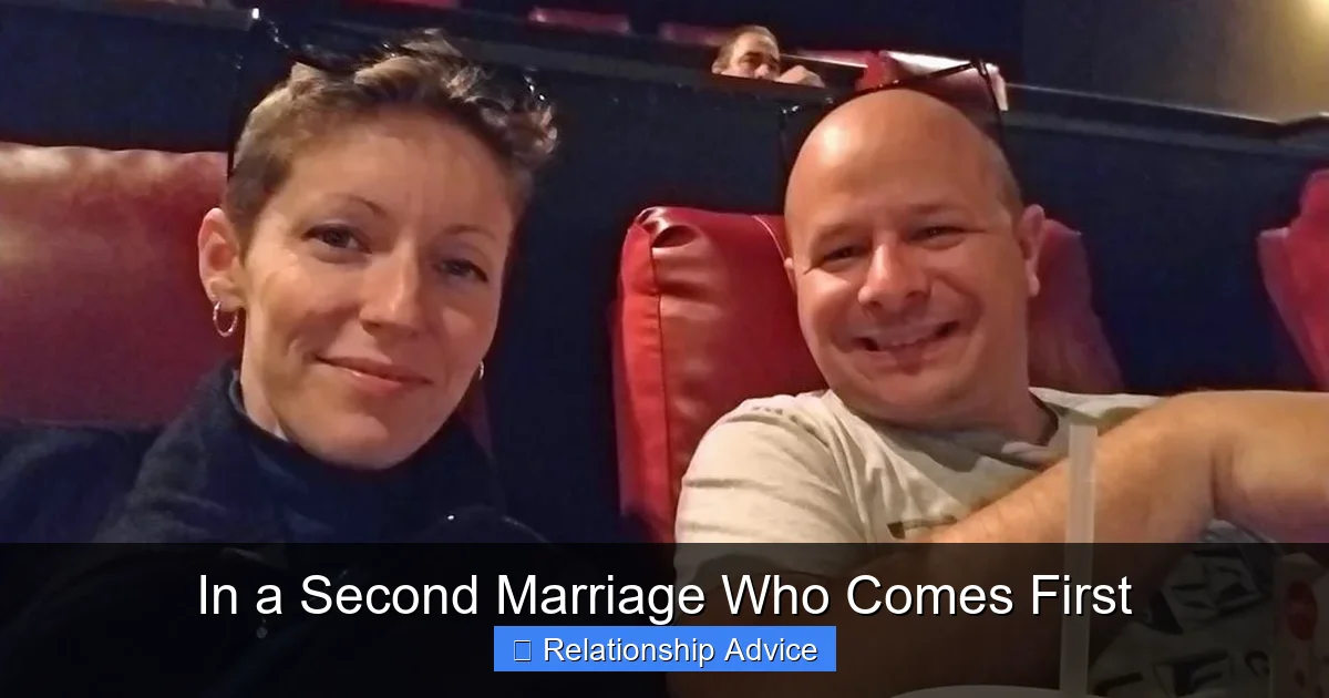 In a Second Marriage Who Comes First