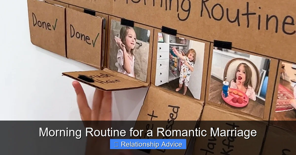 Morning Routine for a Romantic Marriage