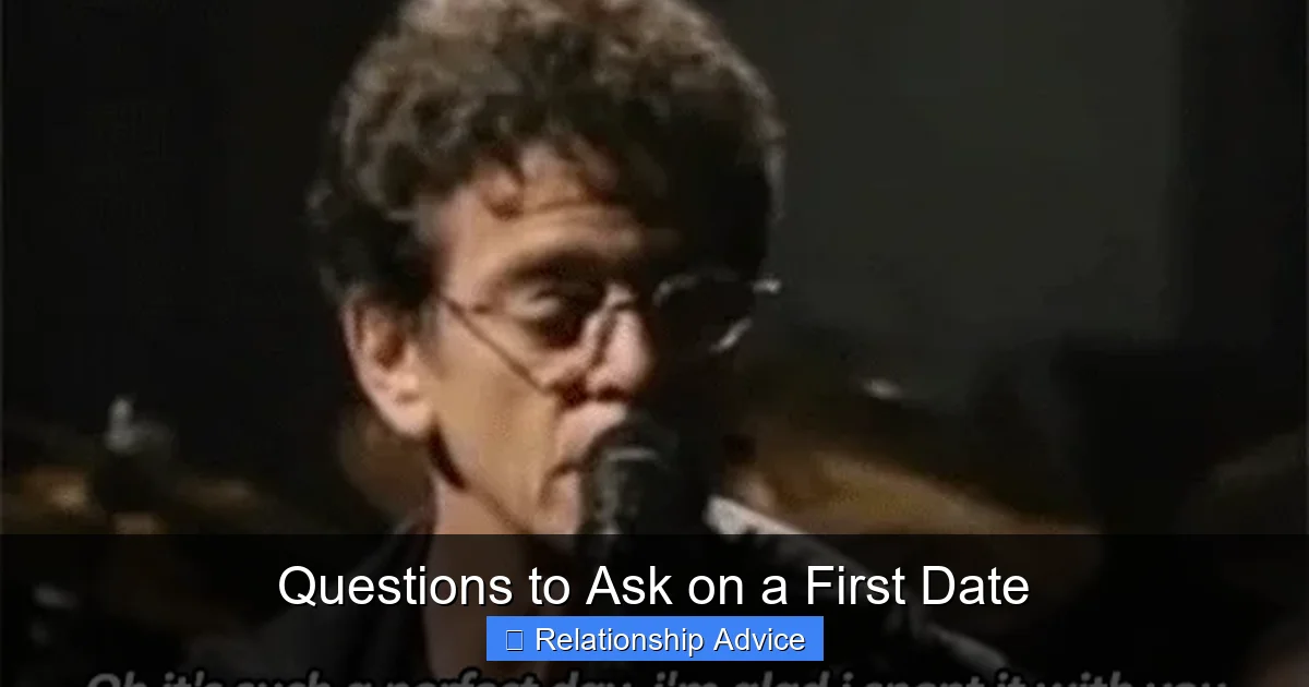 Questions to Ask on a First Date