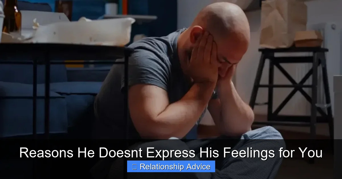 Reasons He Doesnt Express His Feelings for You