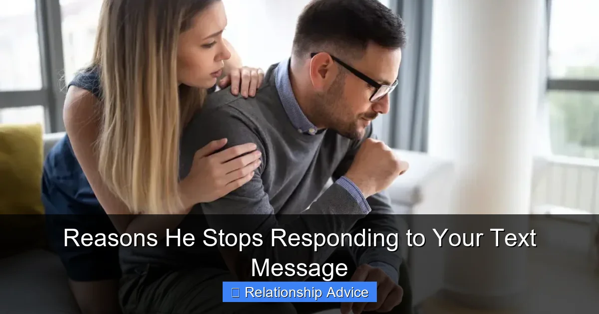 Reasons He Stops Responding to Your Text Message
