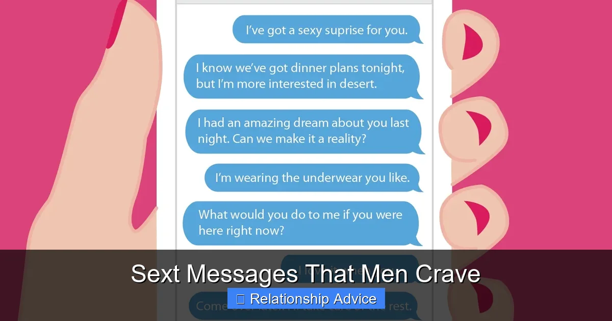 Sext Messages That Men Crave