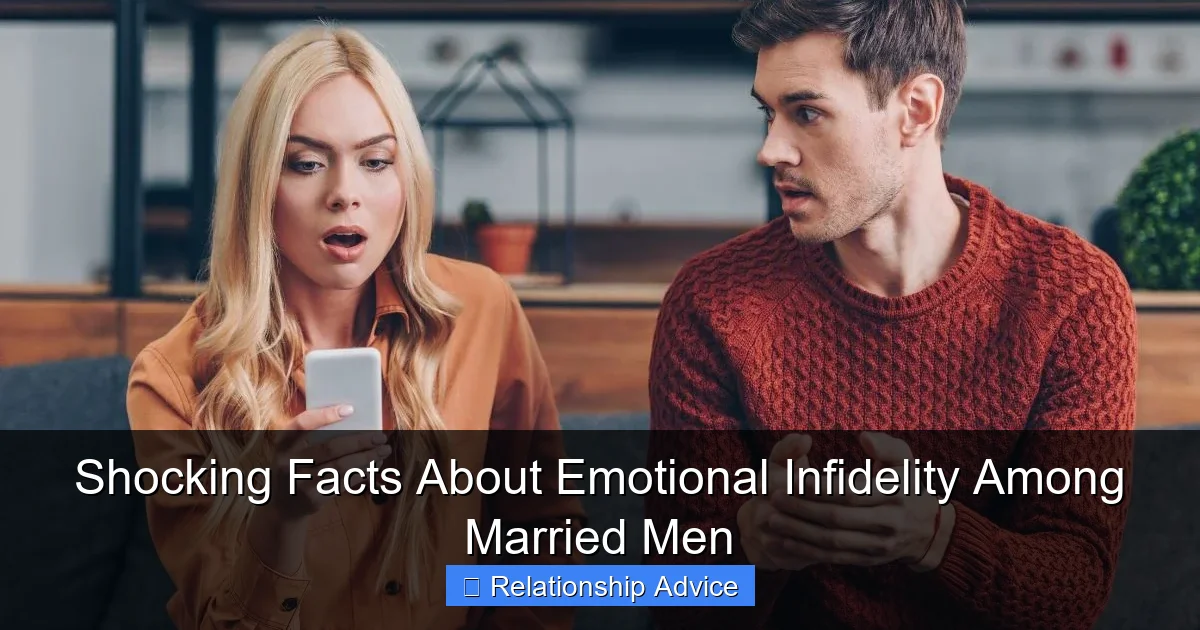 Shocking Facts About Emotional Infidelity Among Married Men