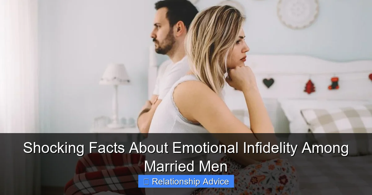 Shocking Facts About Emotional Infidelity Among Married Men