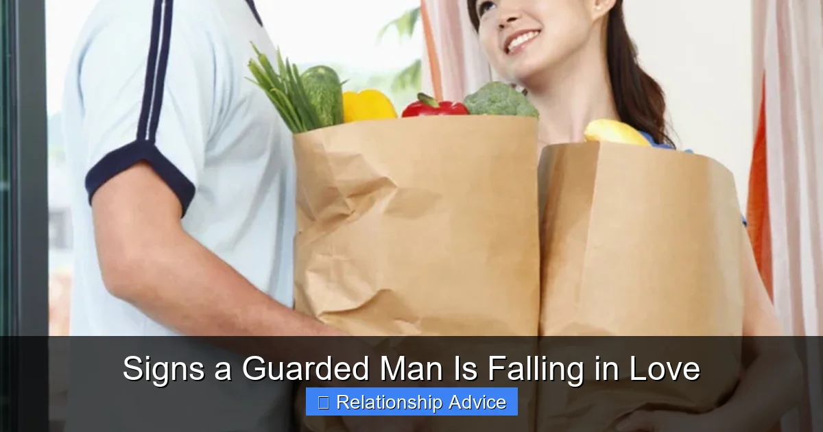Signs a Guarded Man Is Falling in Love