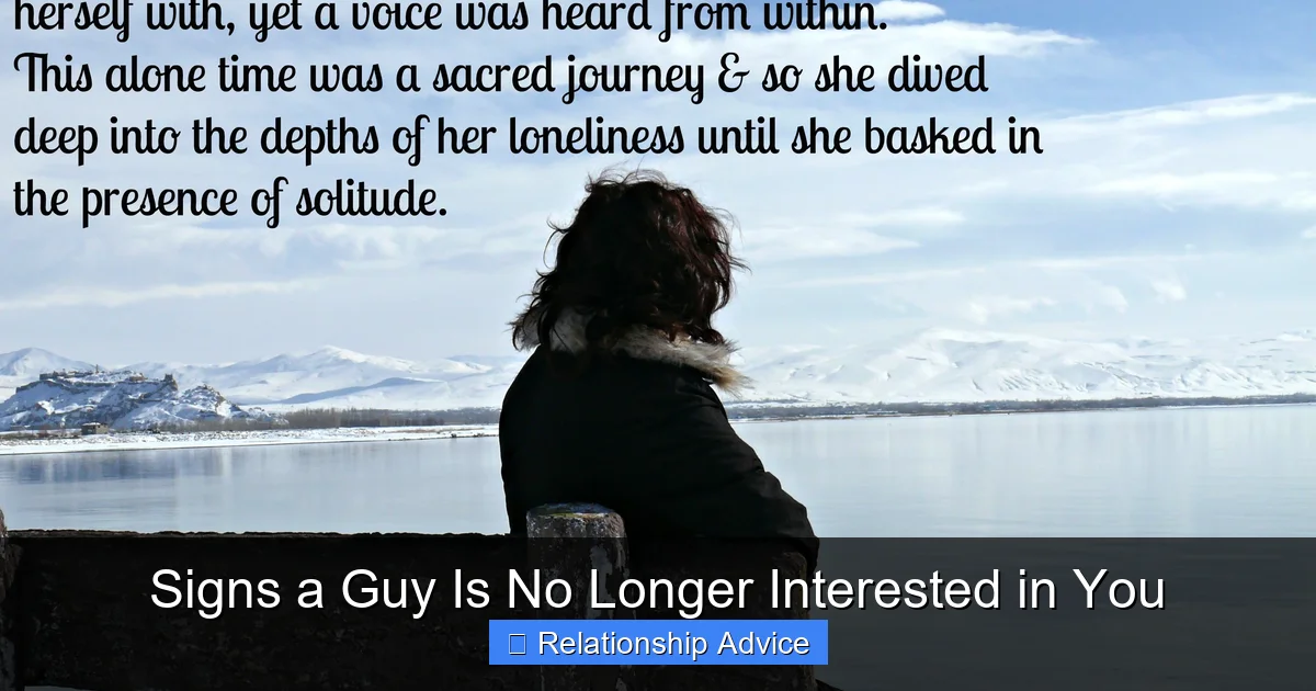 Signs a Guy Is No Longer Interested in You