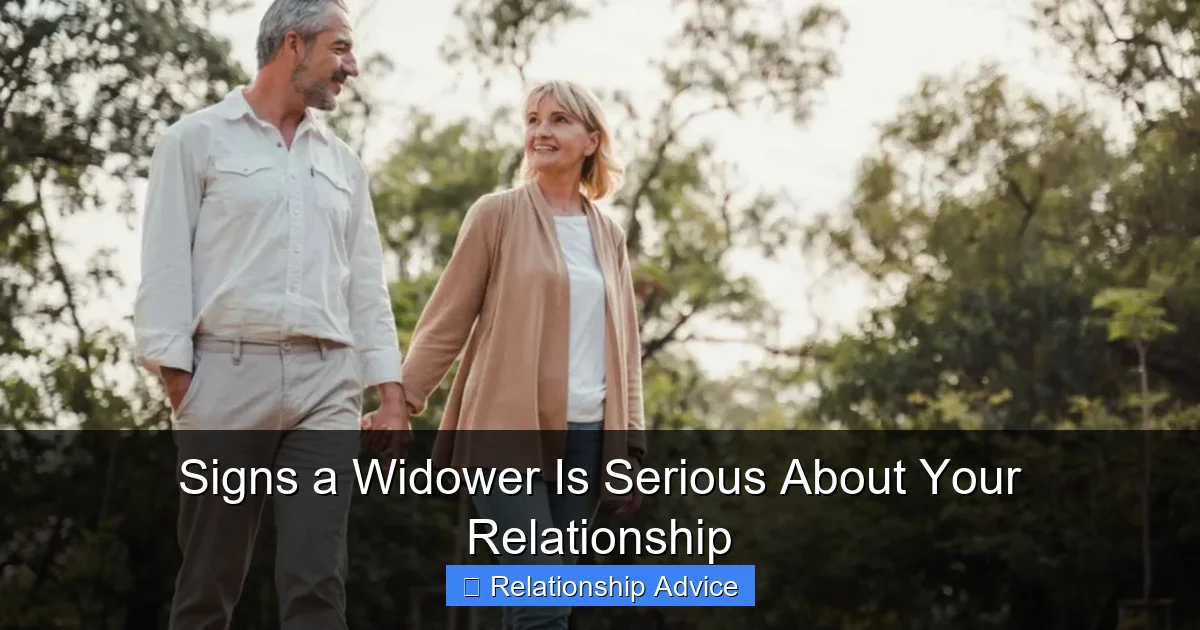 Signs a Widower Is Serious About Your Relationship