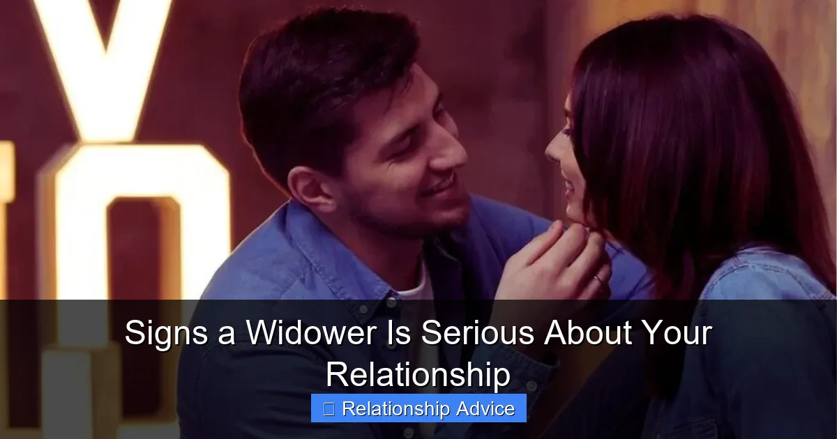 Signs a Widower Is Serious About Your Relationship