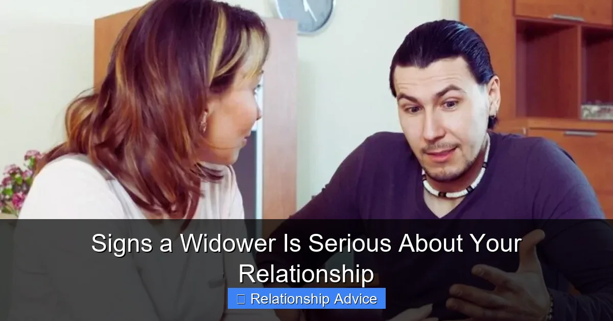 Signs a Widower Is Serious About Your Relationship