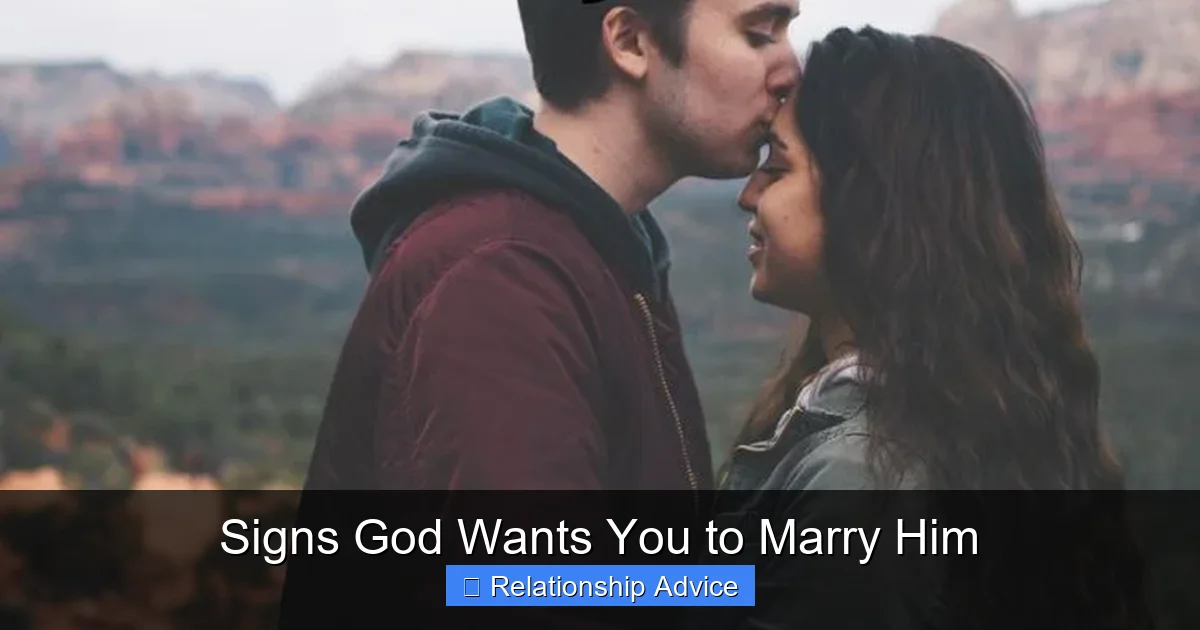 Signs God Wants You to Marry Him