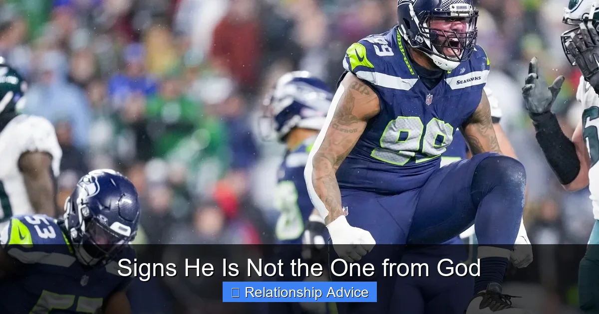 Signs He Is Not the One from God