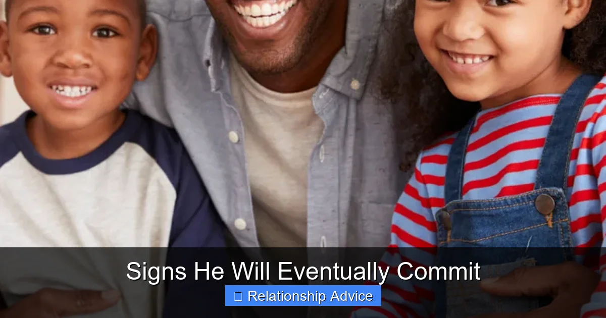 Signs He Will Eventually Commit
