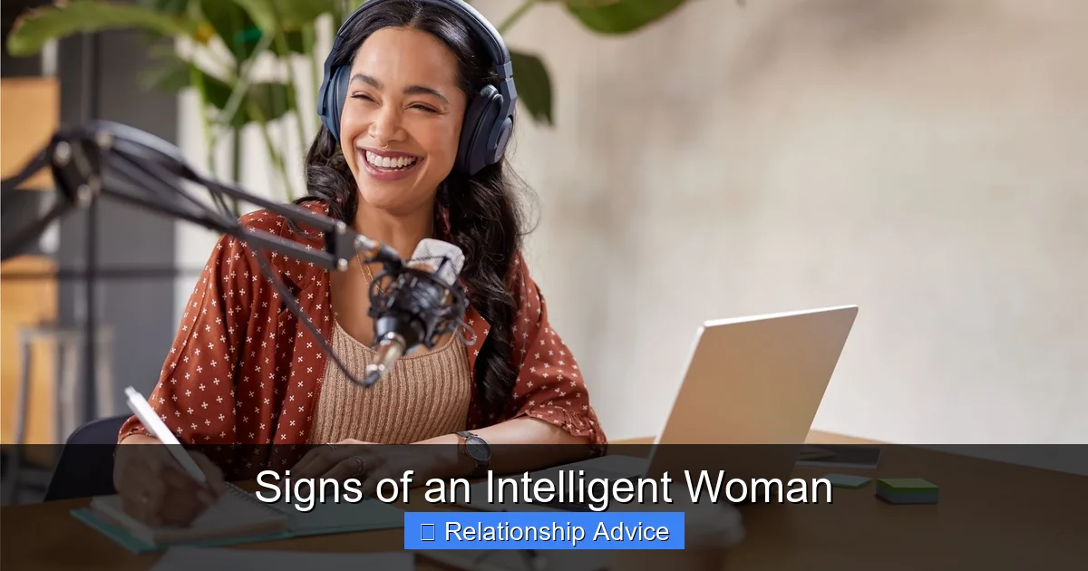 Signs of an Intelligent Woman